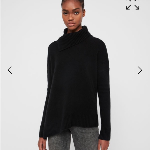 All Saints Witby Roll Neck Jumper - Picture 4 of 8